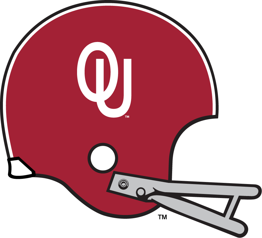 Oklahoma Sooners 1966 Helmet Logo DIY iron on transfer (heat transfer)